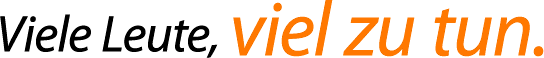 Viele Leite viel zu tun